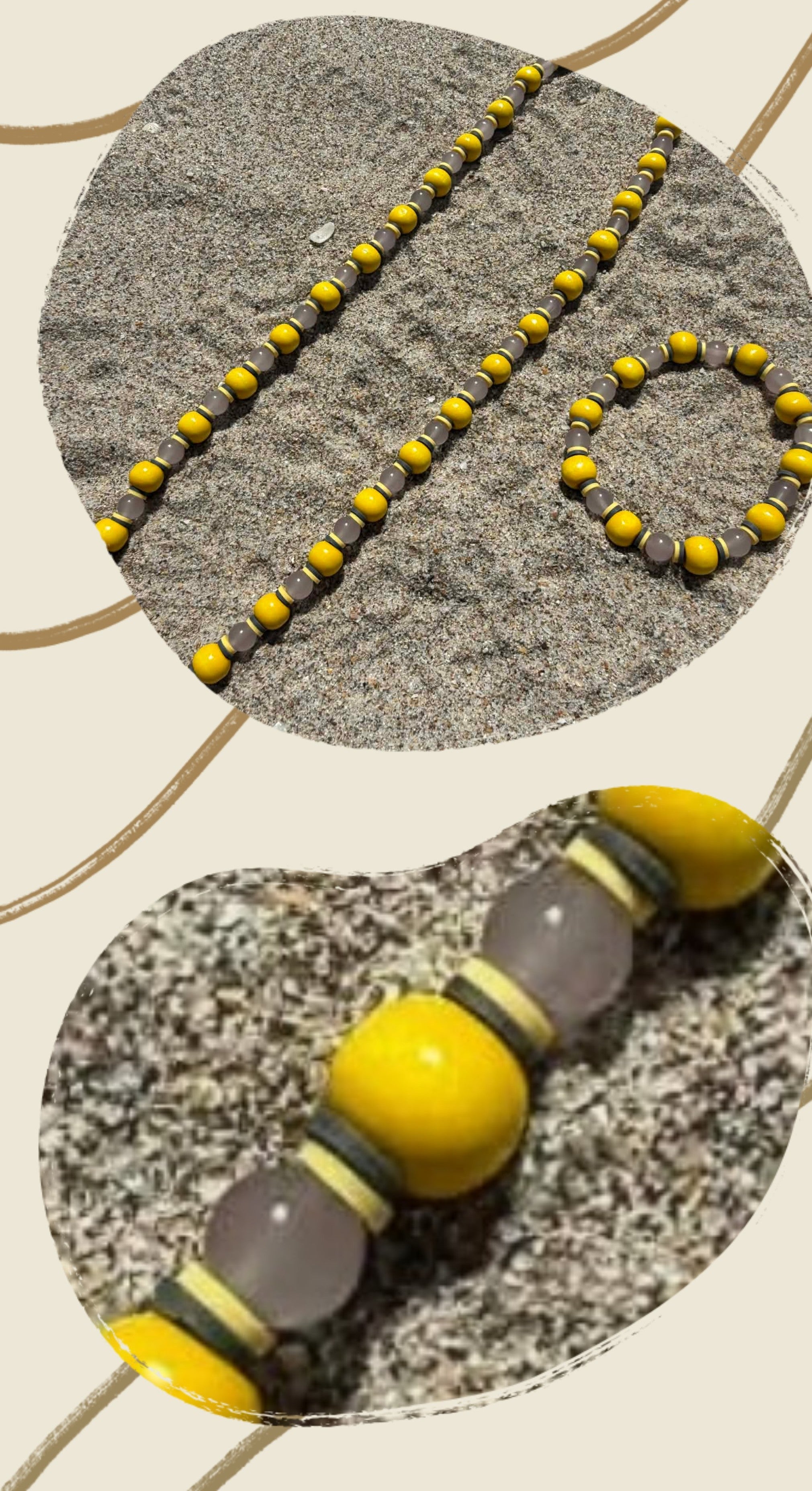 Banana Jelly- Beaded Sets