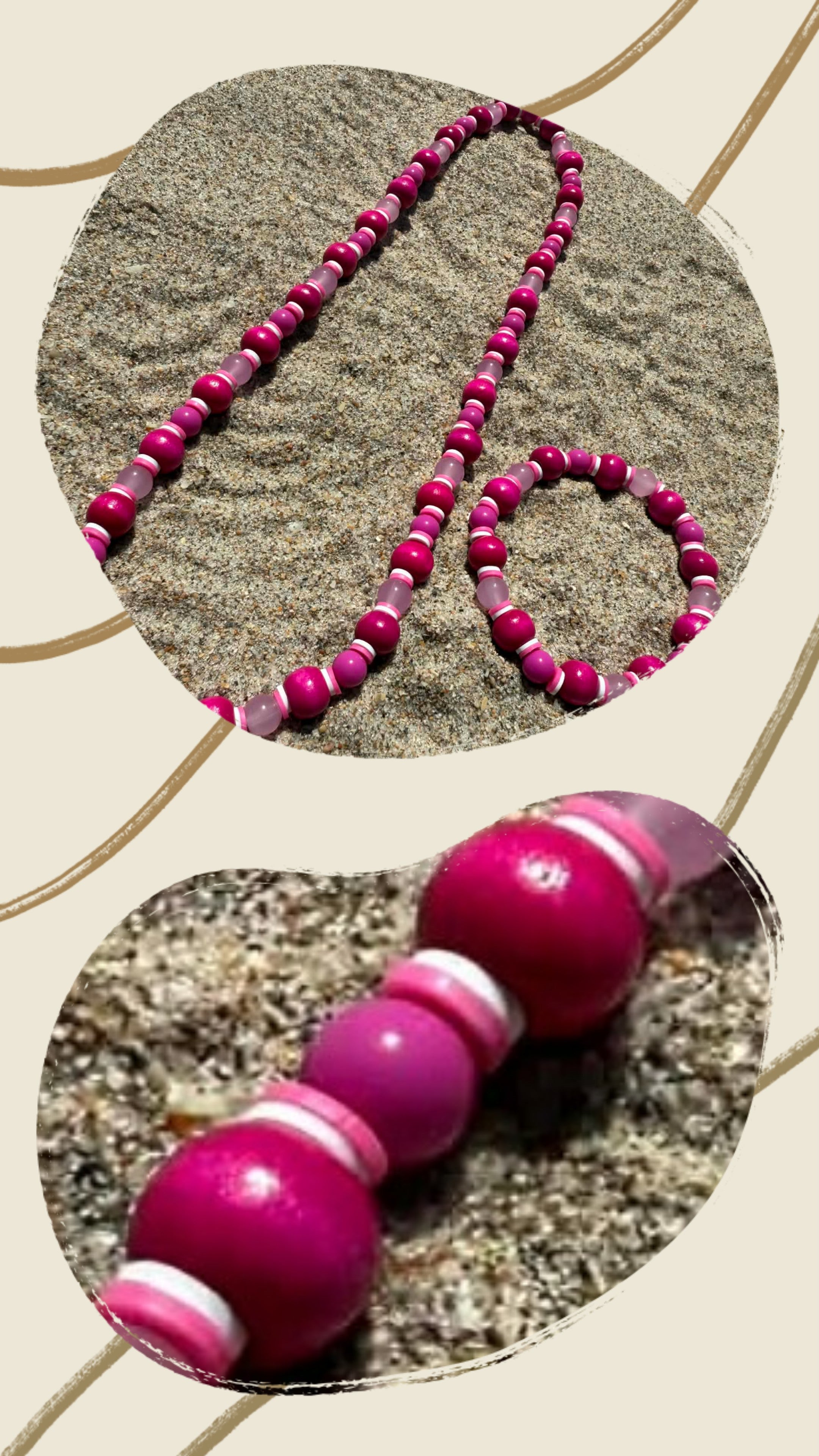 Pink Jubilee- Beaded Sets