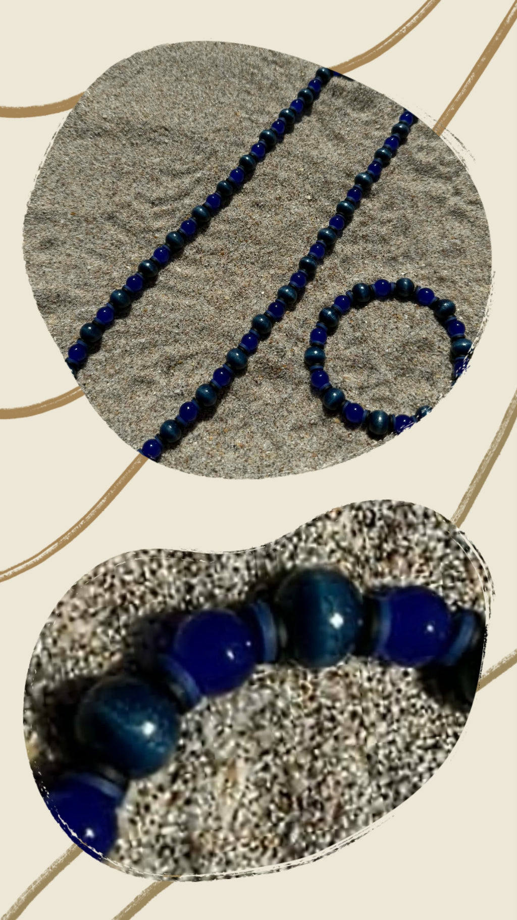 Oceanic Depths- Beaded Sets