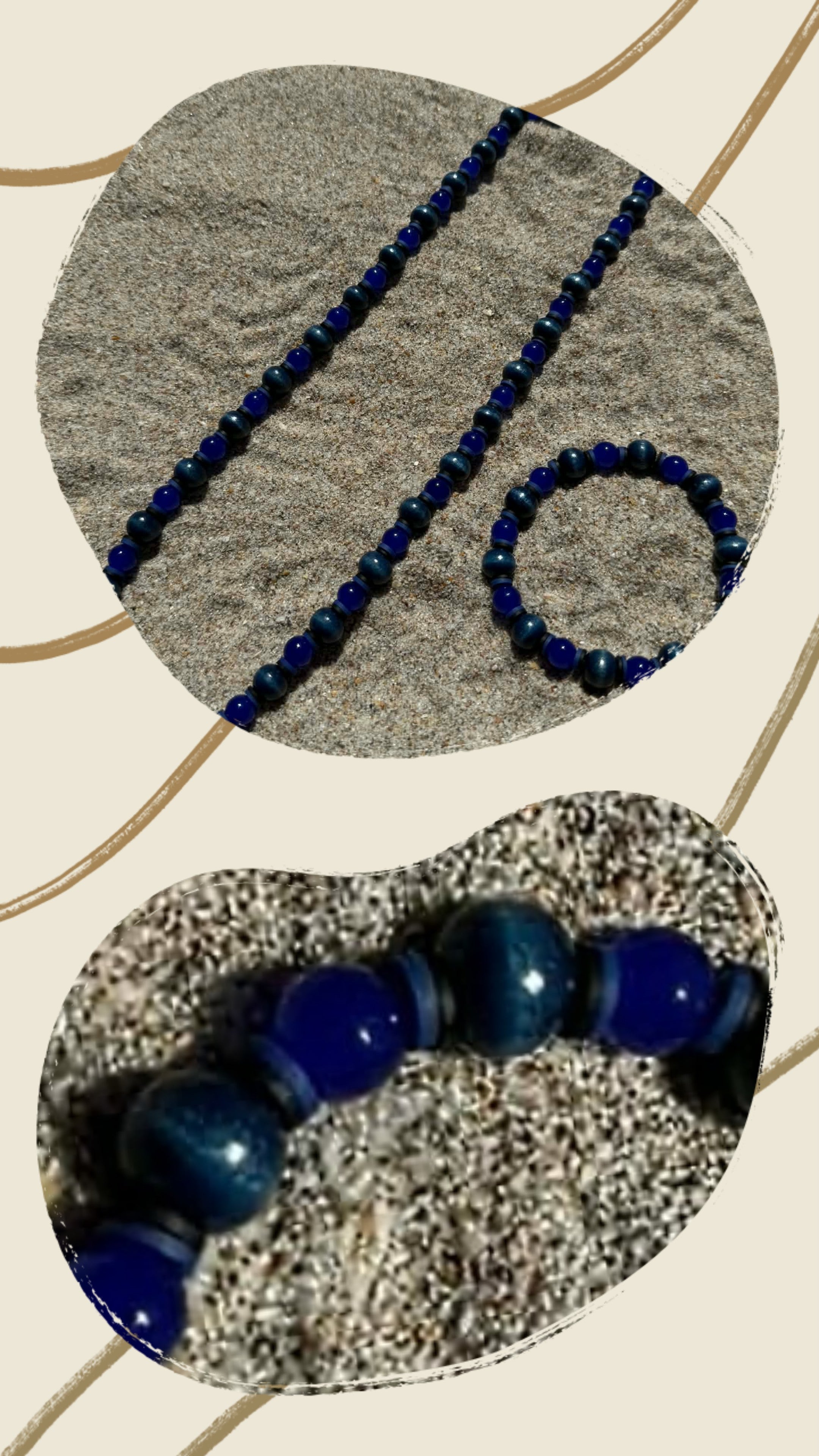 Oceanic Depths- Beaded Sets