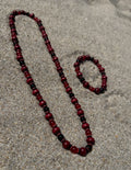 Crimson's Shadow-Beaded Sets