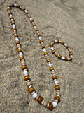 Driftwood Dreamer-Beaded Sets, Tan