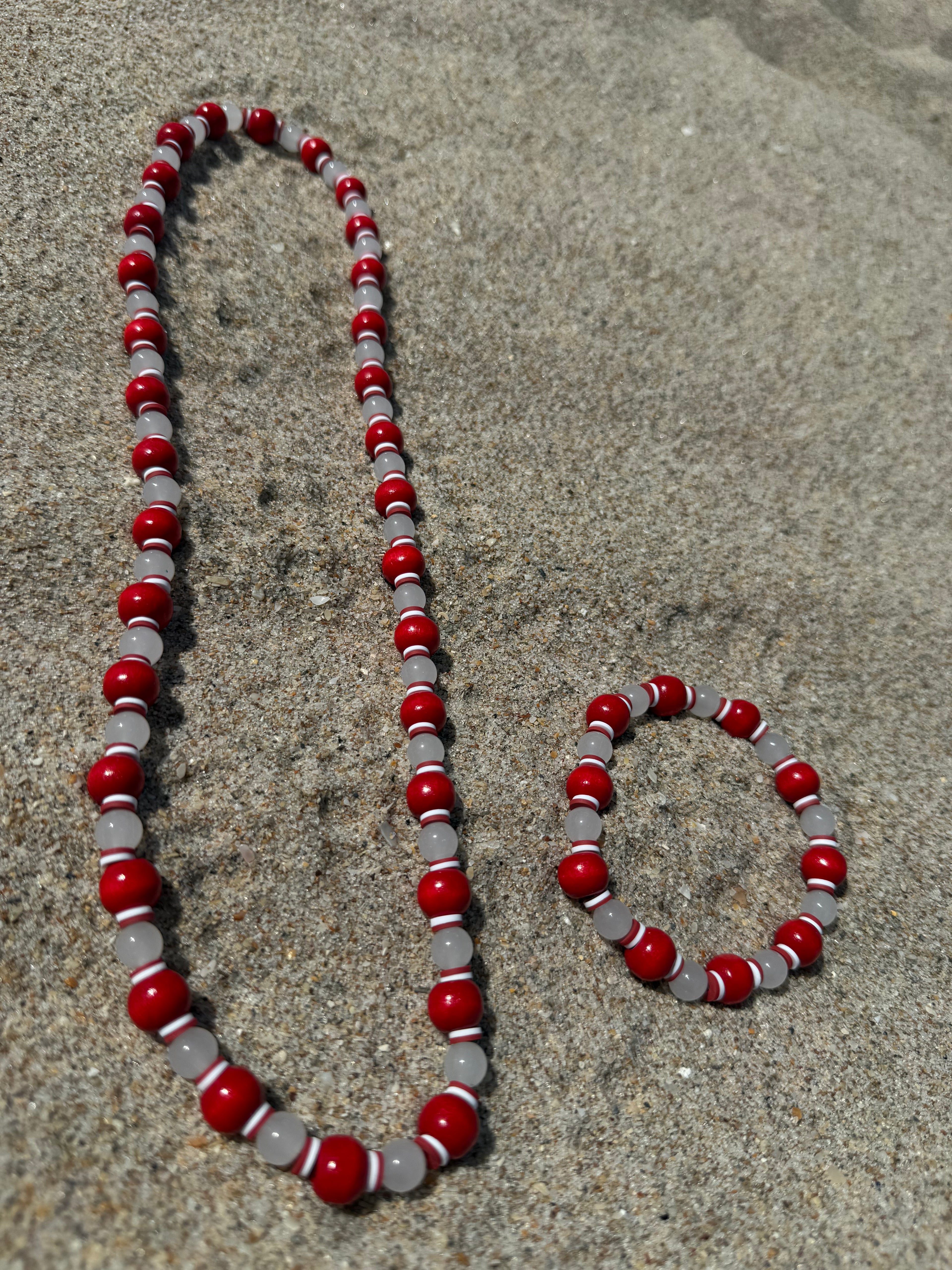 Redberry Dew-Beaded Sets