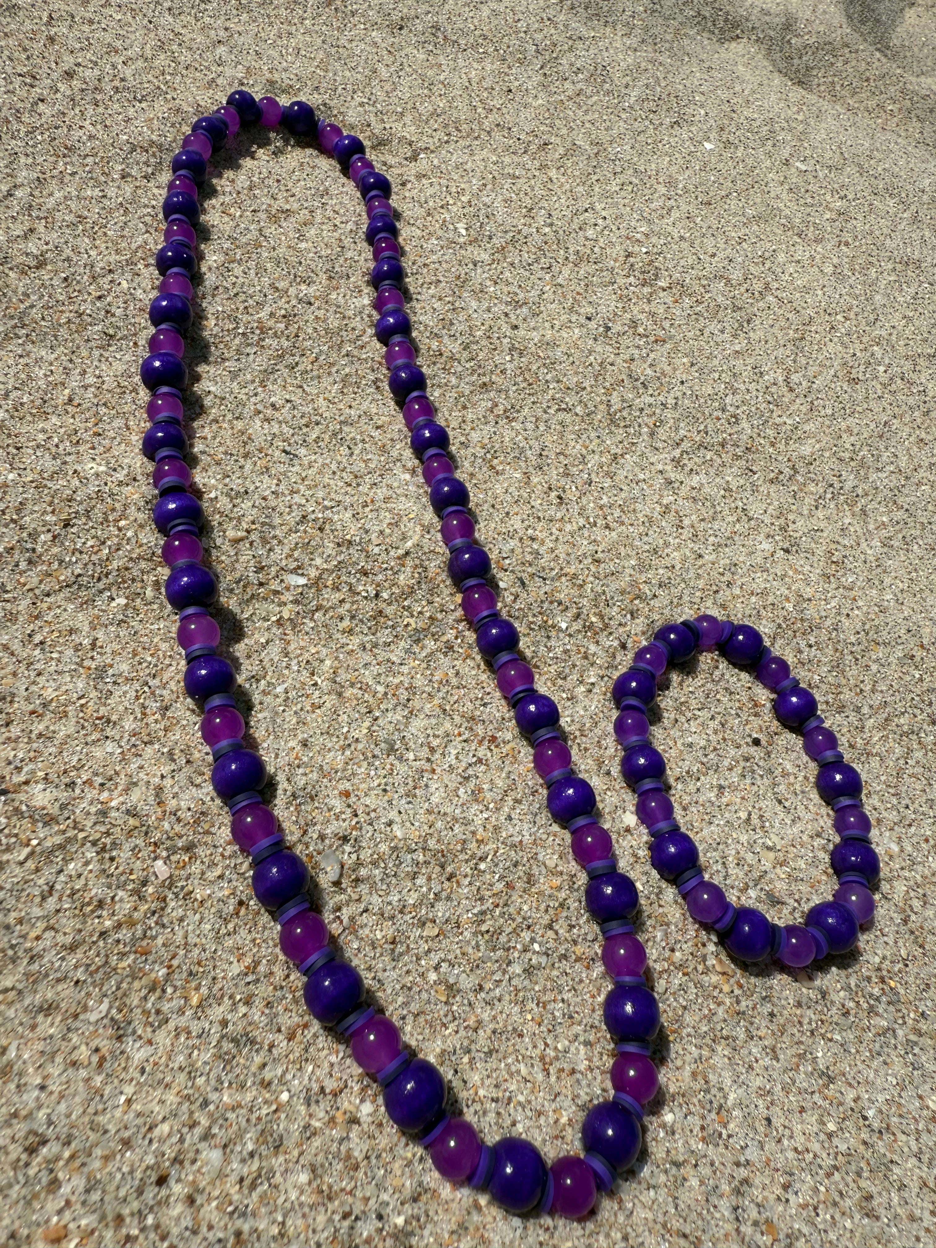 Grapes on the Beach-Beaded Sets